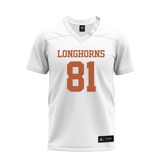 Texas - NCAA Football : Nick Townsend - White Premium Football Jersey-0