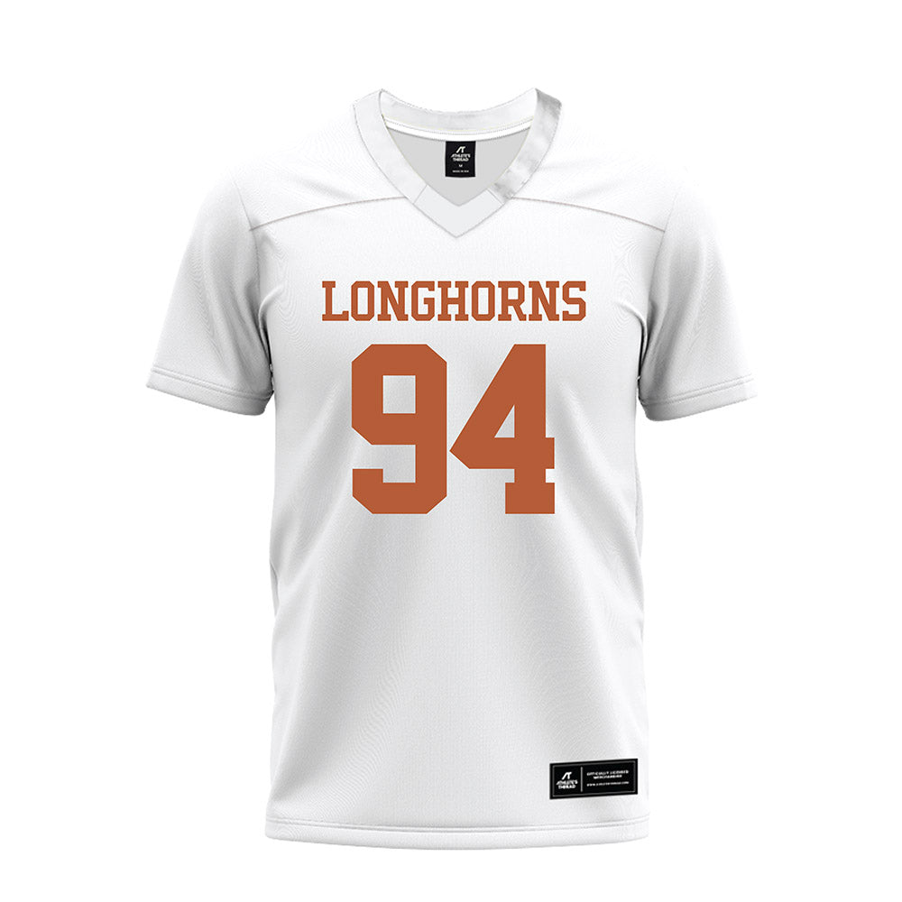 Texas - NCAA Football : JAMARION CARLTON - White Premium Football Jersey-0