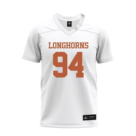 Texas - NCAA Football : JAMARION CARLTON - White Premium Football Jersey-0