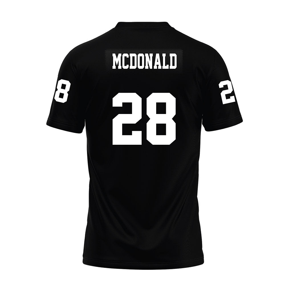 Texas Tech - NCAA Football : Braylan McDonald - Black Premium Football Jersey-1
