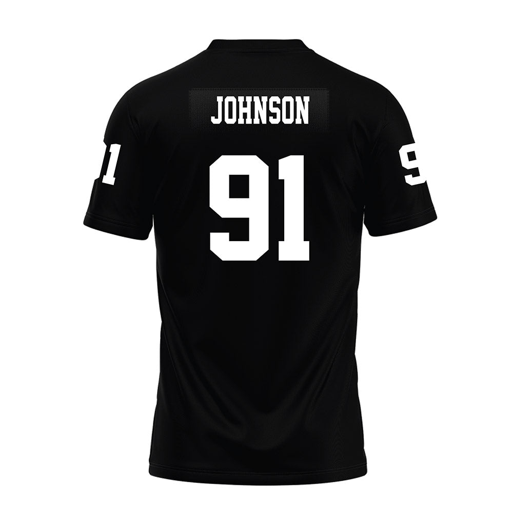 Texas Tech - NCAA Football : Krush Johnson - Black Premium Football Jersey-1