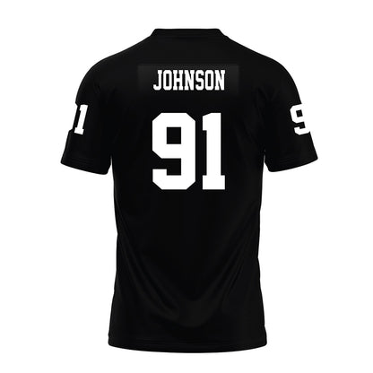 Texas Tech - NCAA Football : Krush Johnson - Black Premium Football Jersey-1