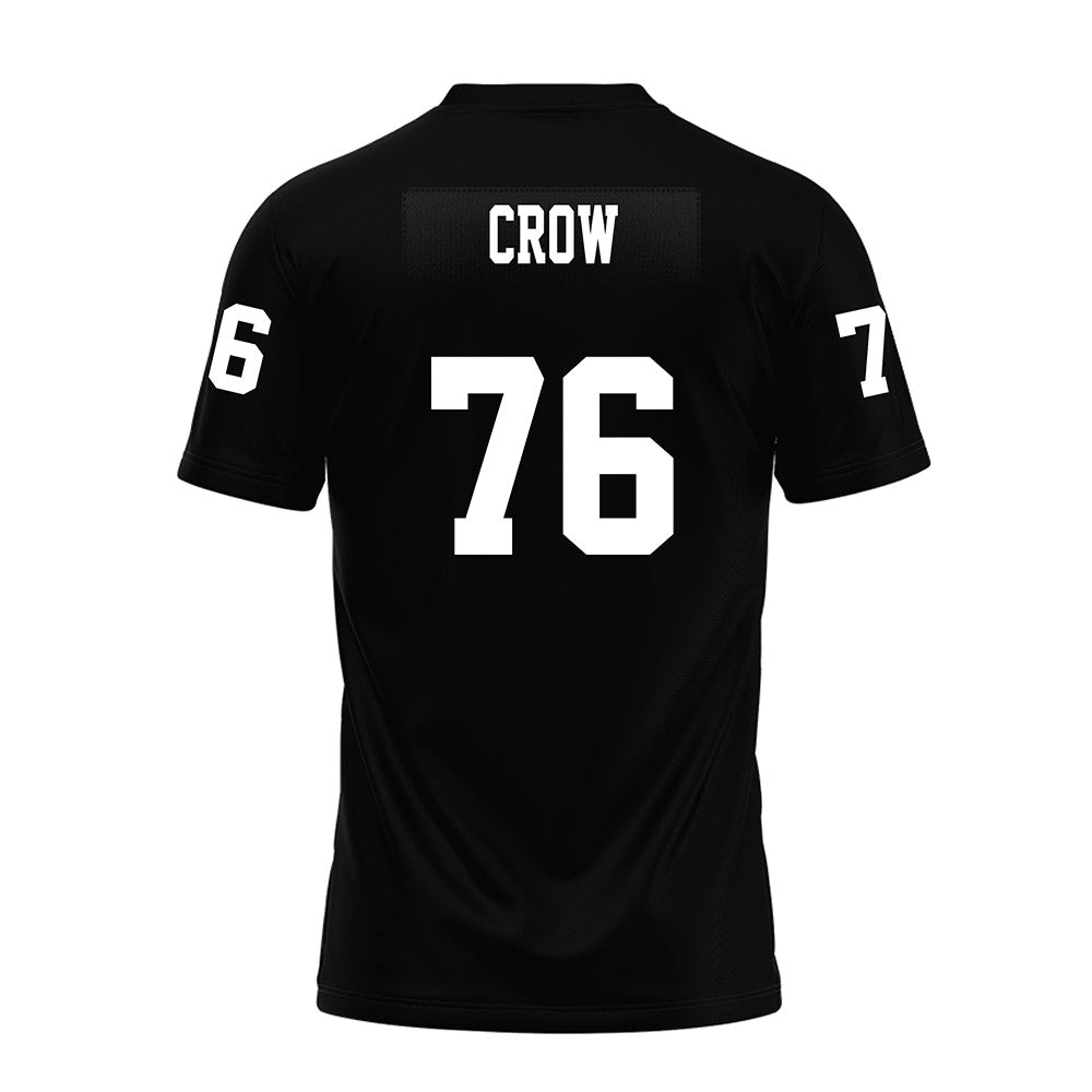 Texas Tech - NCAA Football : Jacob Crow - Black Premium Football Jersey-1