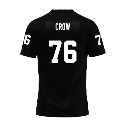 Texas Tech - NCAA Football : Jacob Crow - Black Premium Football Jersey-1