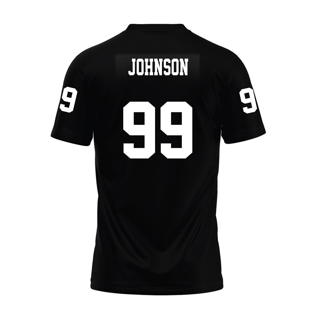 Texas Tech - NCAA Football : Jojo Johnson - Black Premium Football Jersey-1