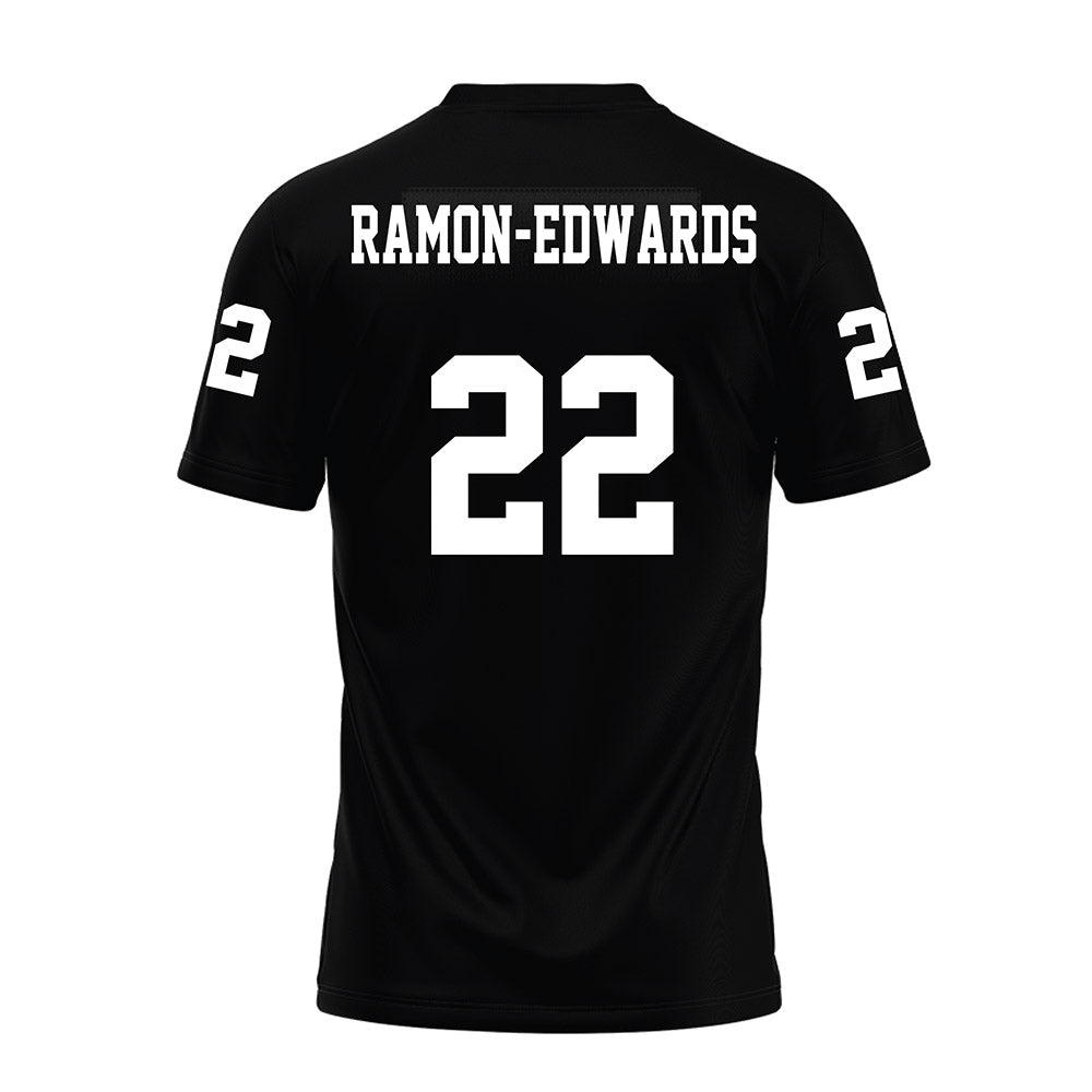 Texas Tech - NCAA Football : Marcus Ramon-Edwards - Black Premium Football Jersey-1