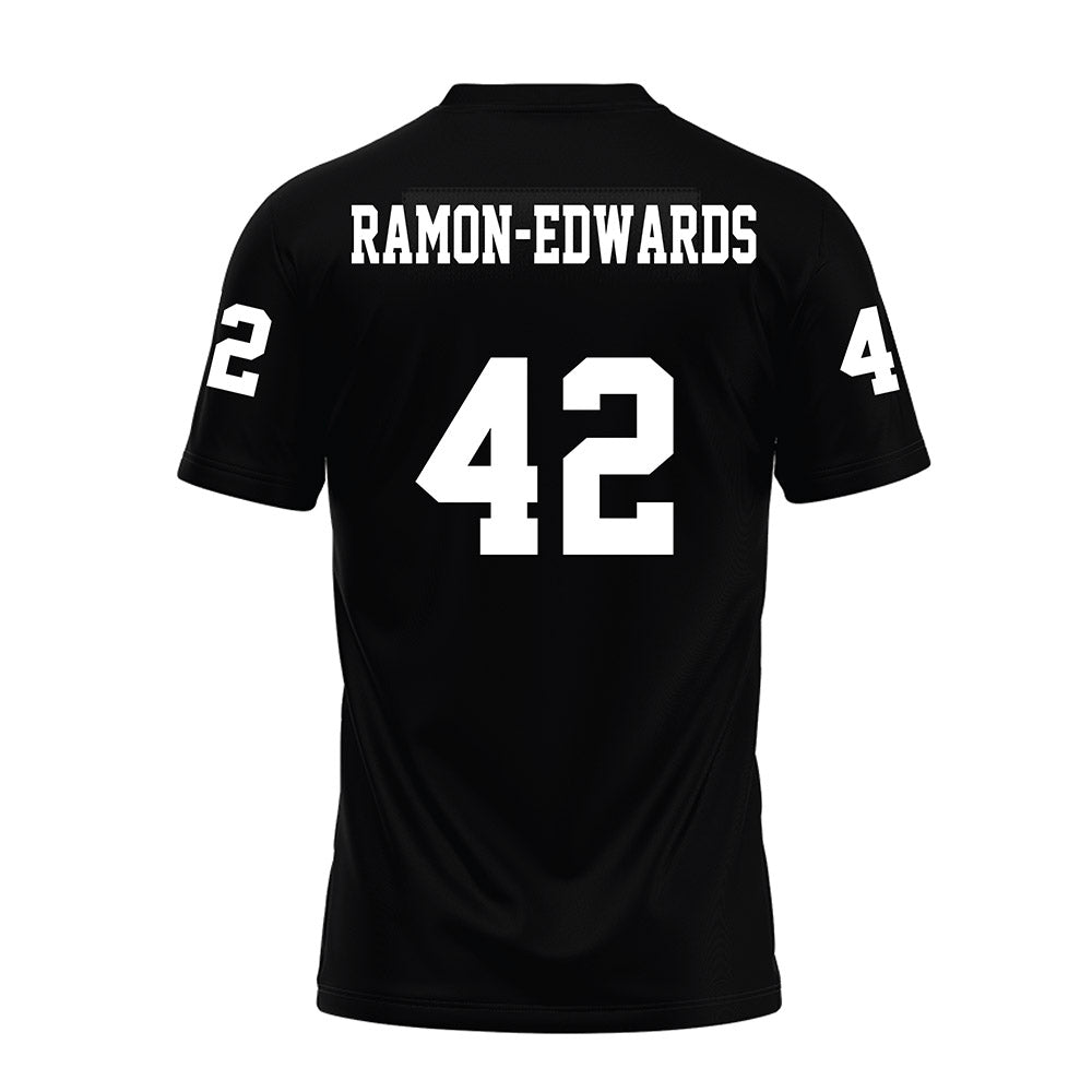 Texas Tech - NCAA Football : Marcus Ramon-Edwards - Black Premium Football Jersey-1