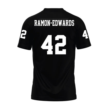 Texas Tech - NCAA Football : Marcus Ramon-Edwards - Black Premium Football Jersey-1