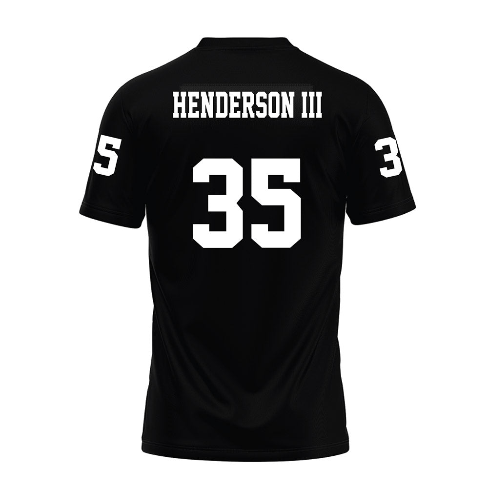 Texas Tech - NCAA Football : Michael Henderson III - Black Premium Football Jersey-1