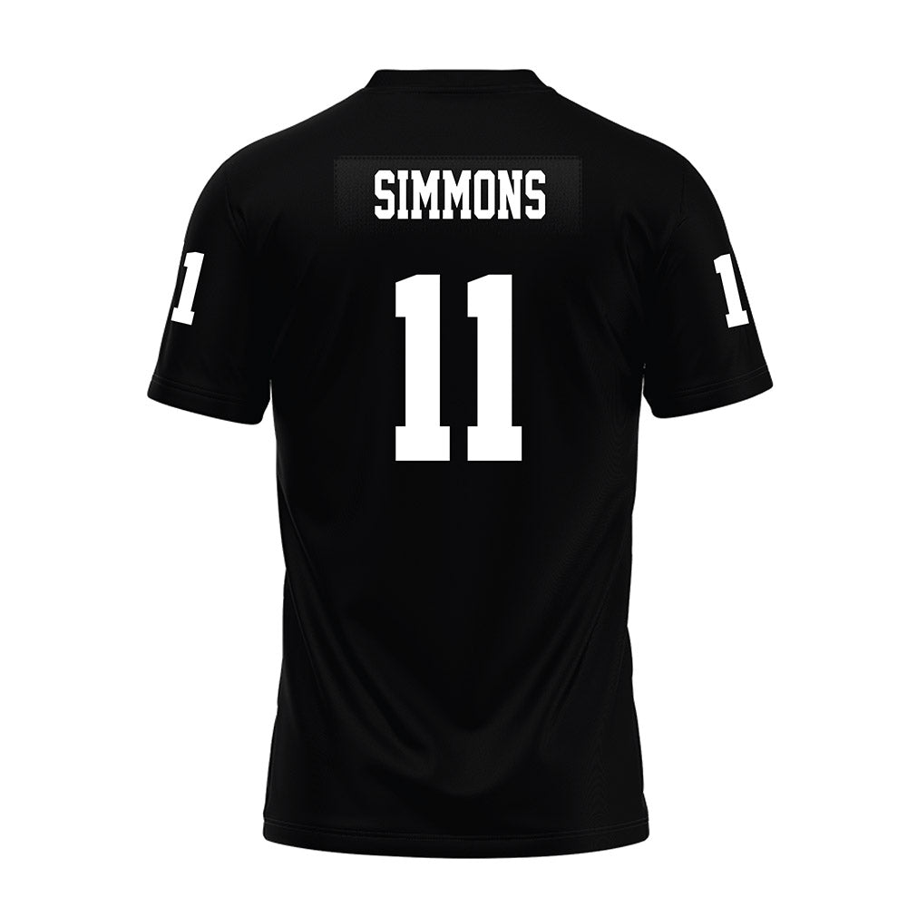 Texas Tech - NCAA Football : Malcolm Simmons - Black Premium Football Jersey-1