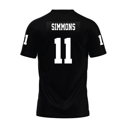 Texas Tech - NCAA Football : Malcolm Simmons - Black Premium Football Jersey-1