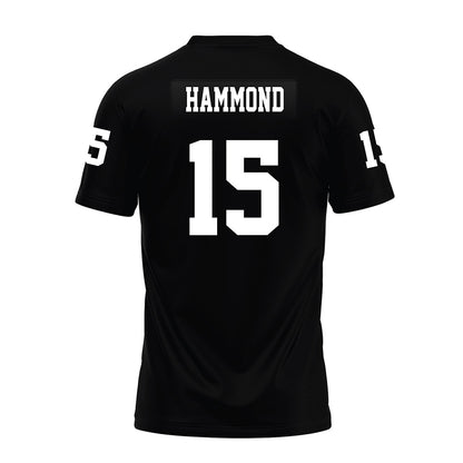 Texas Tech - NCAA Football : Will Hammond - Black Premium Football Jersey-1