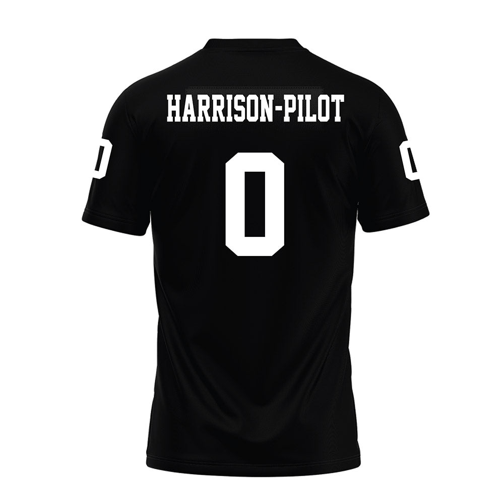 Texas Tech - NCAA Football : Mikal Harrison-Pilot - Black Premium Football Jersey-1
