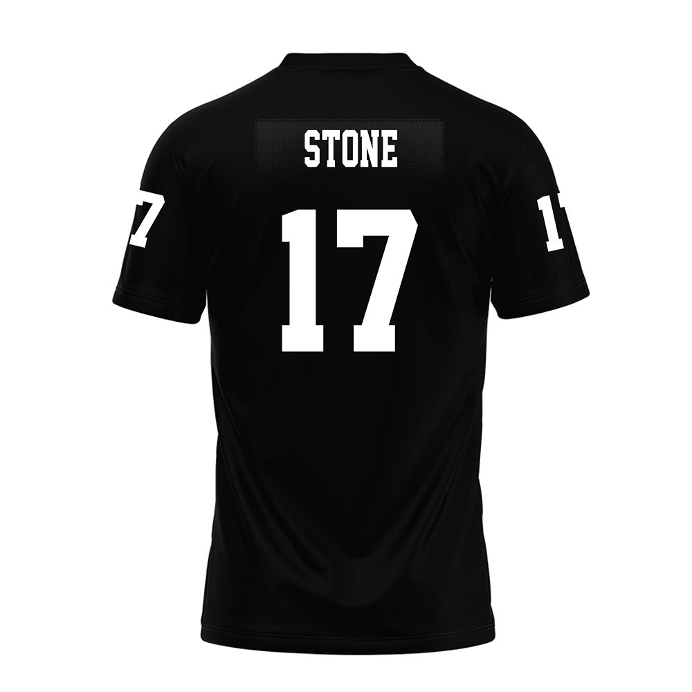 Texas Tech - NCAA Football : Leyton Stone - Black Premium Football Jersey-1