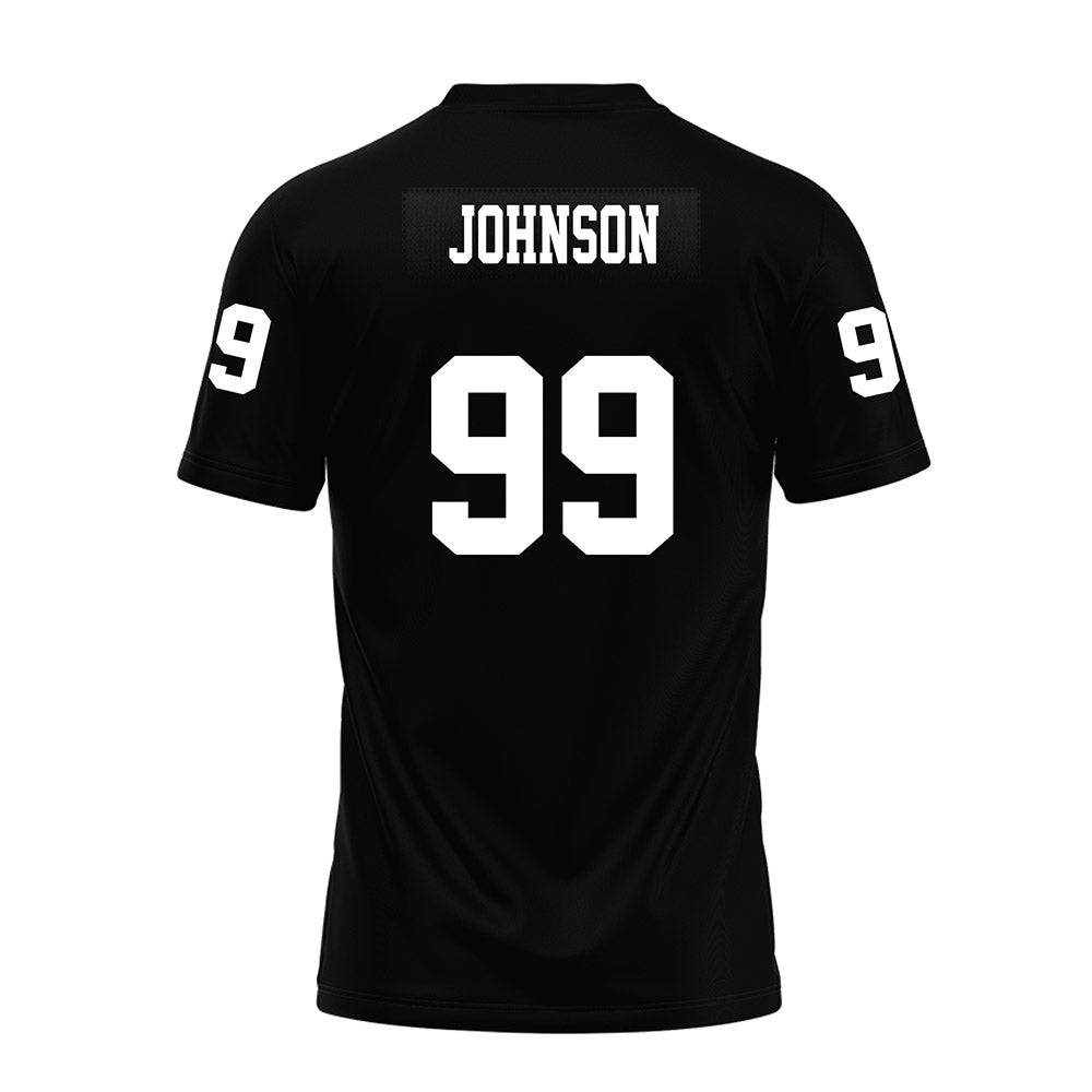 Texas Tech - NCAA Football : Jojo Johnson - Black Premium Football Jersey-1
