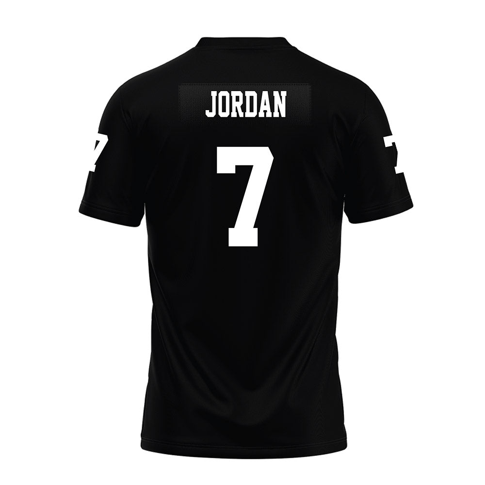 Texas Tech - NCAA Football : Brenden Jordan - Black Premium Football Jersey-1