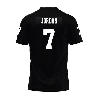 Texas Tech - NCAA Football : Brenden Jordan - Black Premium Football Jersey-1