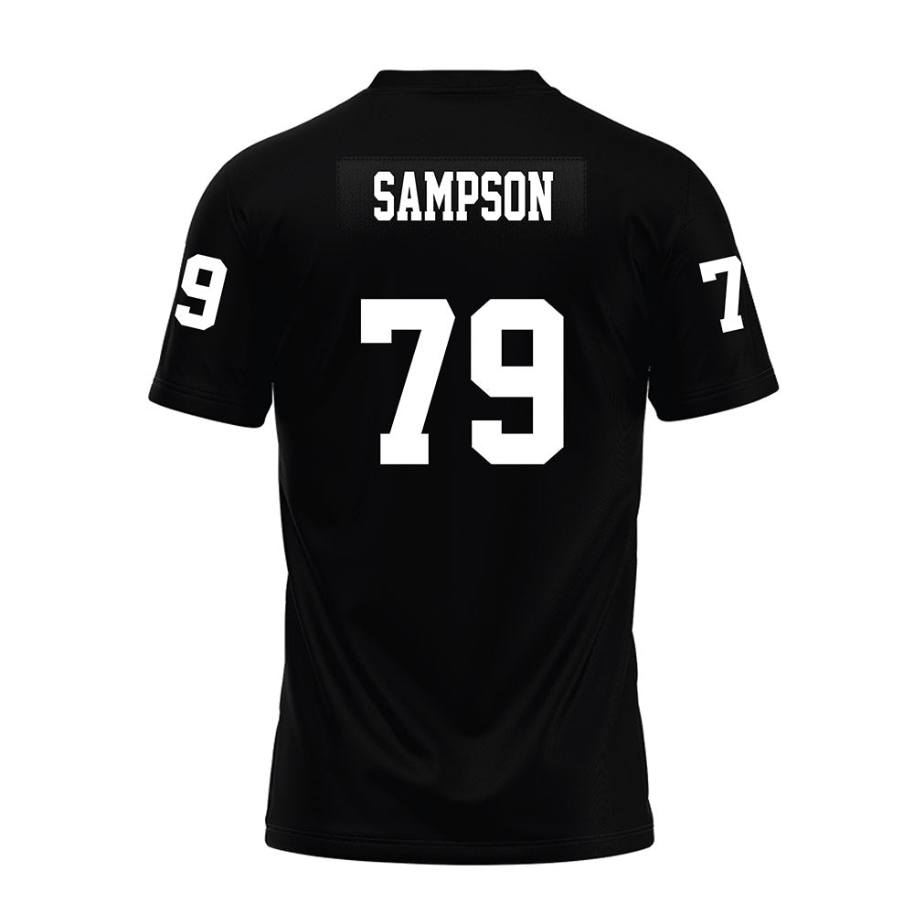 Texas Tech - NCAA Football : Howard Sampson - Black Premium Football Jersey-1
