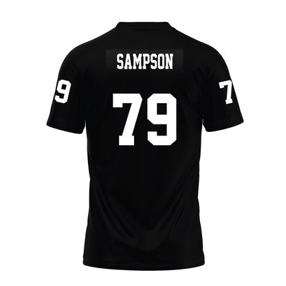 Texas Tech - NCAA Football : Howard Sampson - Black Premium Football Jersey-1
