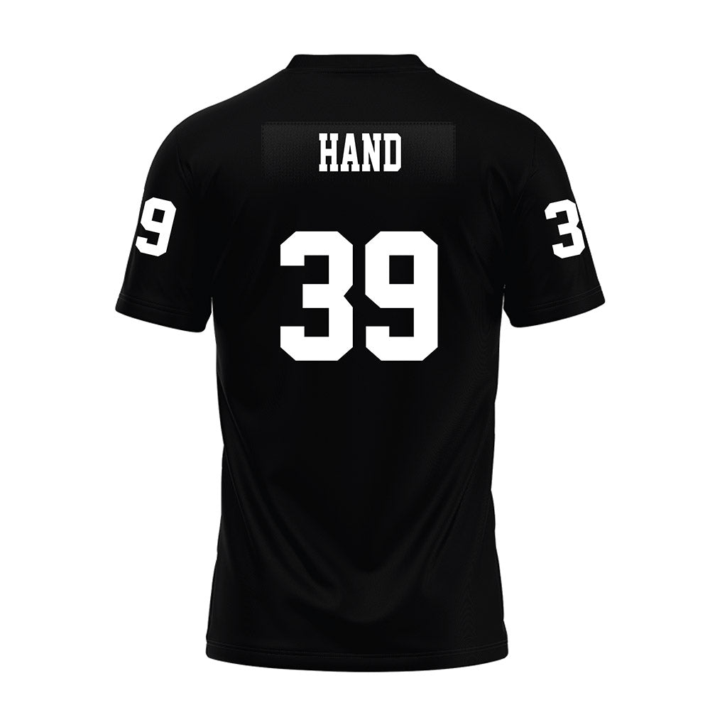 Texas Tech - NCAA Football : Jacob Hand - Black Premium Football Jersey-1