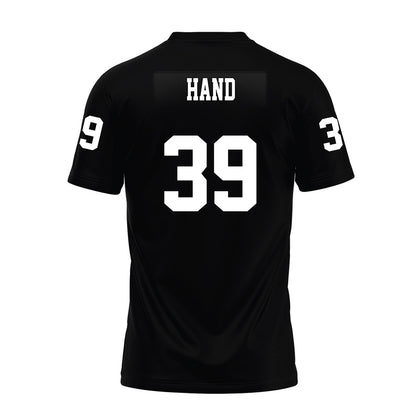 Texas Tech - NCAA Football : Jacob Hand - Black Premium Football Jersey-1