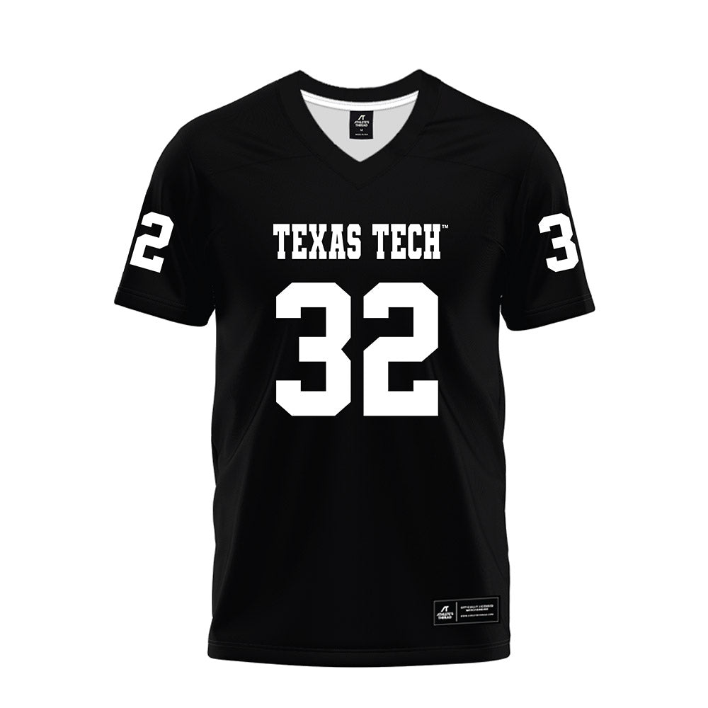 Texas Tech - NCAA Football : Sawyer Wilkerson - Black Premium Football Jersey-0