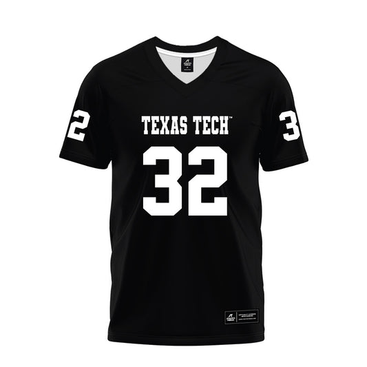 Texas Tech - NCAA Football : Sawyer Wilkerson - Black Premium Football Jersey-0