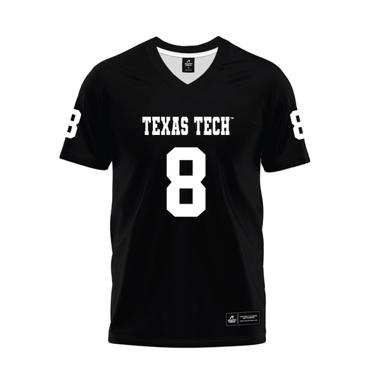 Texas Tech - NCAA Football : Cameron Dickey - Black Premium Football Jersey-0