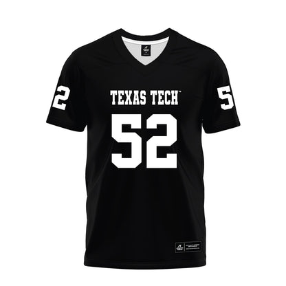 Texas Tech - NCAA Football : Cash Cleveland - Black Premium Football Jersey-0