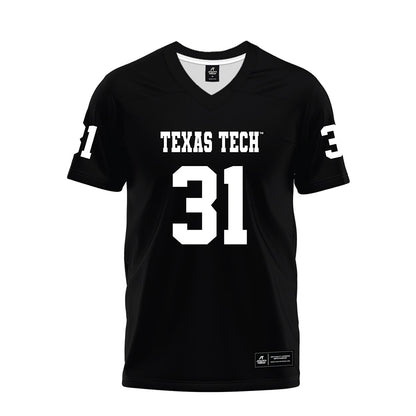 Texas Tech - NCAA Football : Cord Nolan - Black Premium Football Jersey-0