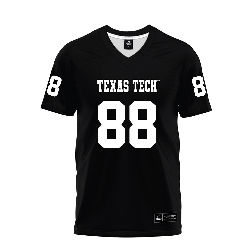 Texas Tech - NCAA Football : Quintaelyn Joyner - Black Premium Football Jersey-0