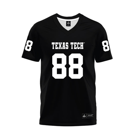 Texas Tech - NCAA Football : Quintaelyn Joyner - Black Premium Football Jersey-0