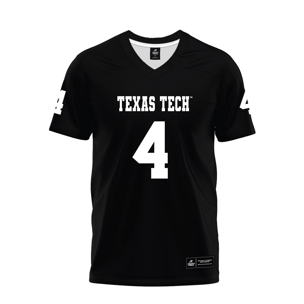 Texas Tech - NCAA Football : Kenny Johnson - Black Premium Football Jersey-0