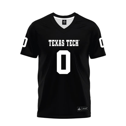 Texas Tech - NCAA Football : Quinten Joyner - Black Premium Football Jersey-0