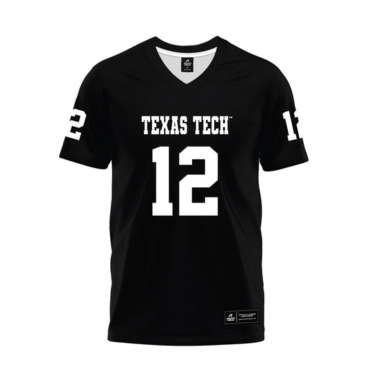 Texas Tech - NCAA Football : Stephen Cannon - Black Premium Football Jersey-0