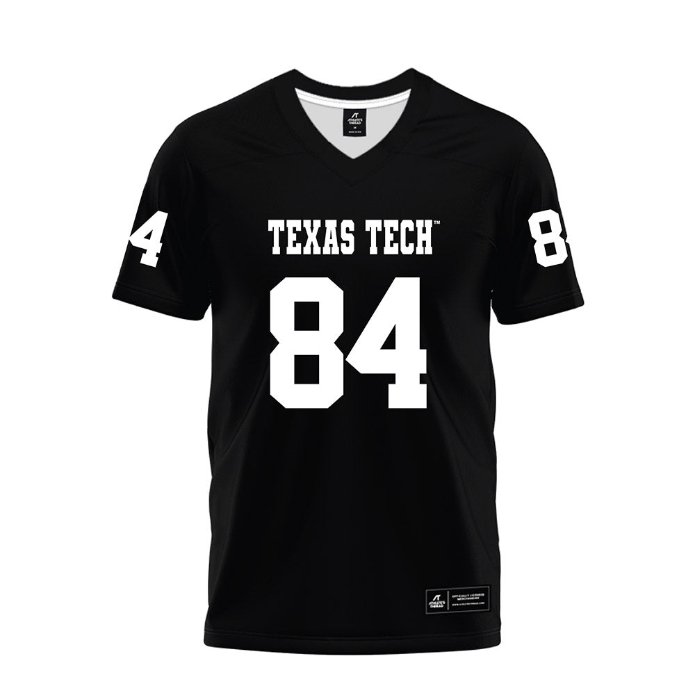 Texas Tech - NCAA Football : Michael Dever - Black Premium Football Jersey-0