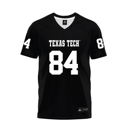 Texas Tech - NCAA Football : Michael Dever - Black Premium Football Jersey-0