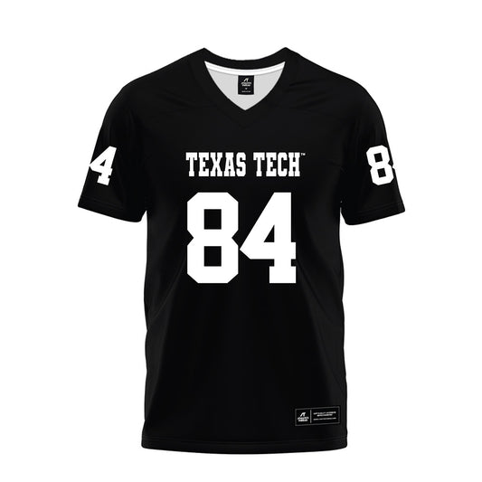 Texas Tech - NCAA Football : Michael Dever - Black Premium Football Jersey-0