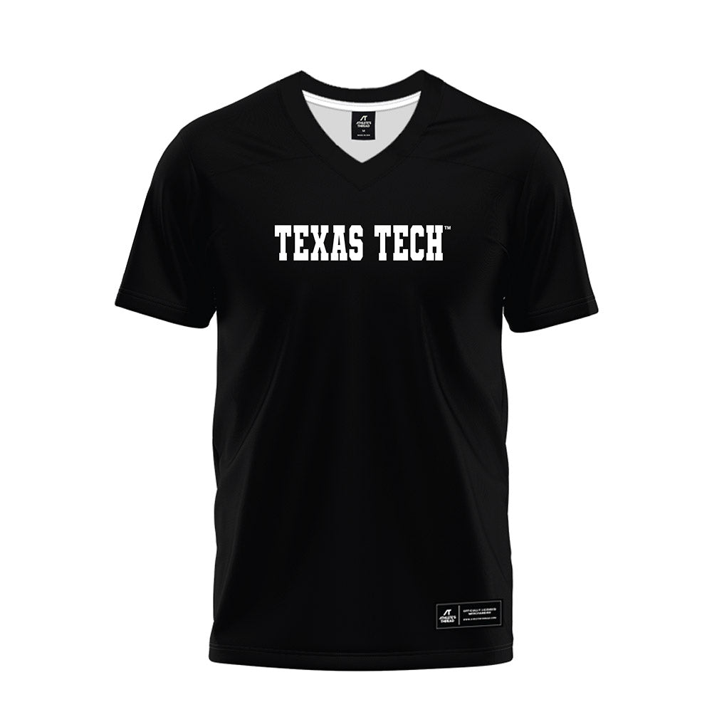 Texas Tech - NCAA Football : Davin Martin - Black Premium Football Jersey-0