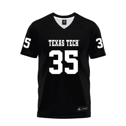 Texas Tech - NCAA Football : Michael Henderson III - Black Premium Football Jersey-0
