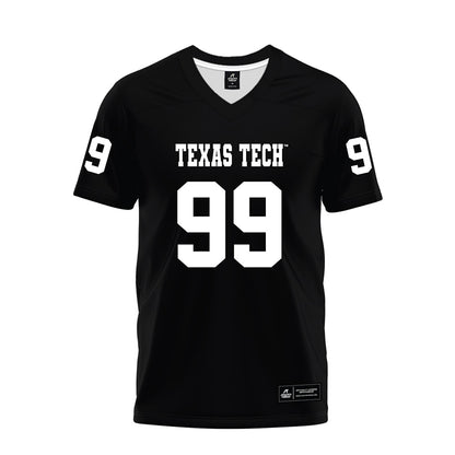 Texas Tech - NCAA Football : Jojo Johnson - Black Premium Football Jersey-0