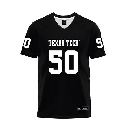 Texas Tech - NCAA Football : Patrick McMath - Black Premium Football Jersey-0