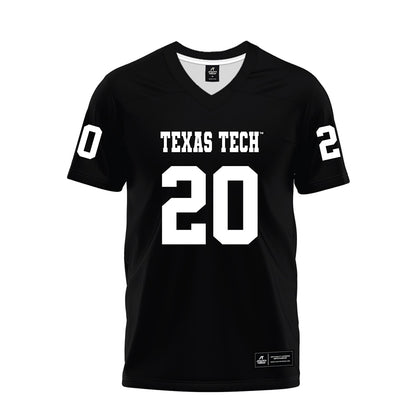 Texas Tech - NCAA Football : Adam Trick - Black Premium Football Jersey-0