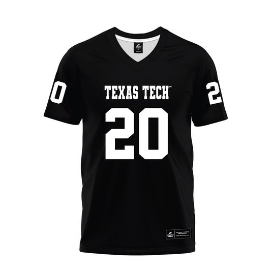 Texas Tech - NCAA Football : Adam Trick - Black Premium Football Jersey-0