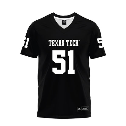 Texas Tech - NCAA Football : Felix Ojo - Black Premium Football Jersey-0
