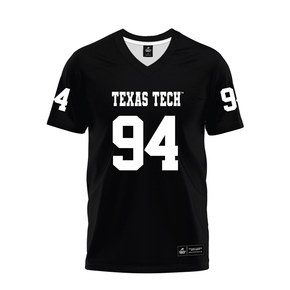 Texas Tech - NCAA Football : Braylon Rigsby - Black Premium Football Jersey-0