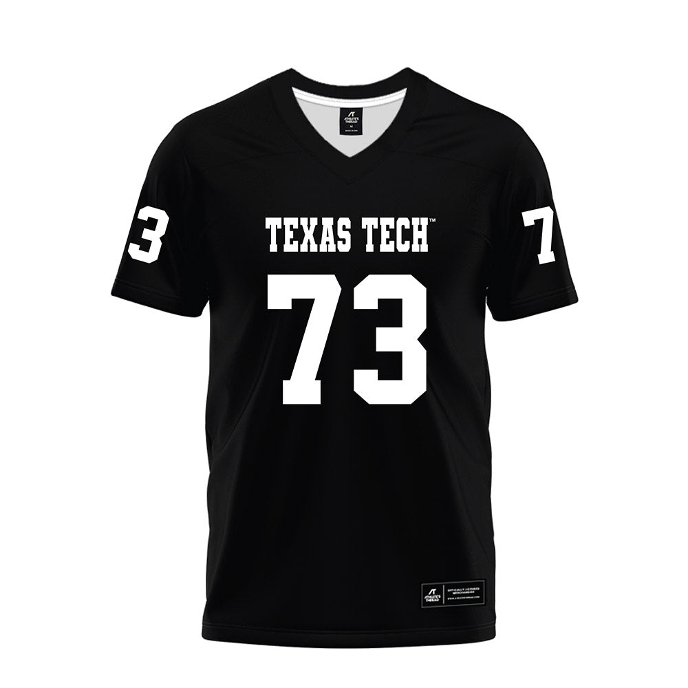Texas Tech - NCAA Football : Danilo Guberinich - Black Premium Football Jersey-0