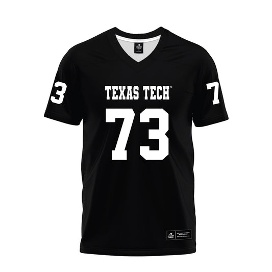 Texas Tech - NCAA Football : Danilo Guberinich - Black Premium Football Jersey-0