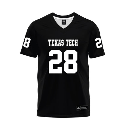 Texas Tech - NCAA Football : Ashton Rowden - Black Premium Football Jersey-0