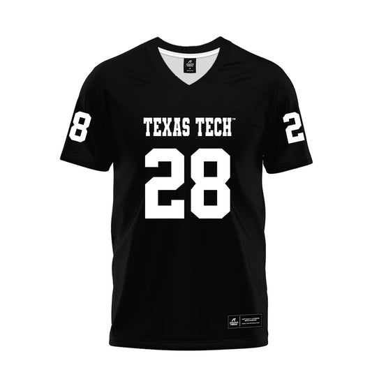 Texas Tech - NCAA Football : Ashton Rowden - Black Premium Football Jersey-0
